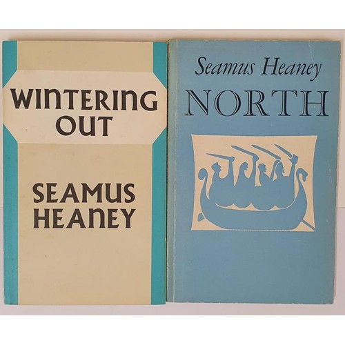 263 - Seamus Heaney. Wintering Out. 1974. Signed presentation copy with Irish inscription by Heaney and S.... 