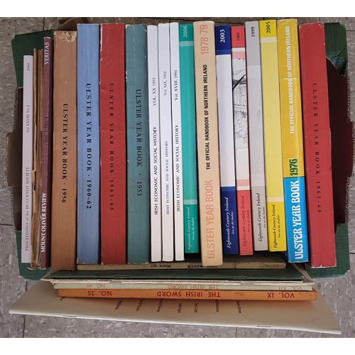 280 - Periodicals] Box lot containing journals of Eighteenth Century Ireland Society, Irish Economic &... 