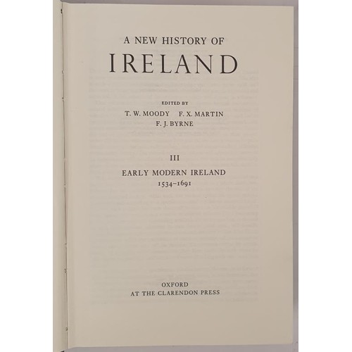 291 - New History of Ireland] Moody, Martin & Byrne (editors) Early Modern Ireland 1534-1691, Oxford, ... 