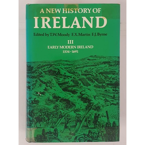 291 - New History of Ireland] Moody, Martin & Byrne (editors) Early Modern Ireland 1534-1691, Oxford, ... 