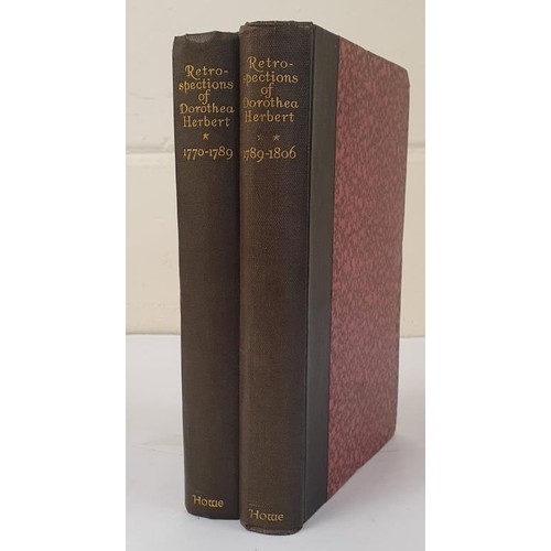 323 - Retrospections of Dorothea Herbert 1770-1789 Dorothea Herbert Published by Gerald Howe, 1929