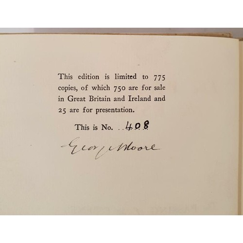 351 - George Moore; Two Signed Limited editions, Aulis and The Passing