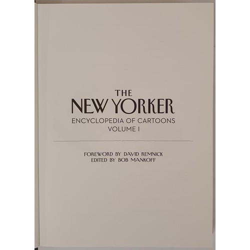 354 - The New Yorker Encyclopaedia of Cartoons, a semi-serious A- Z archive. Large Folio in matching slip ... 