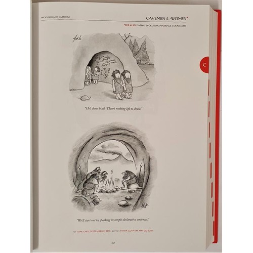 354 - The New Yorker Encyclopaedia of Cartoons, a semi-serious A- Z archive. Large Folio in matching slip ... 