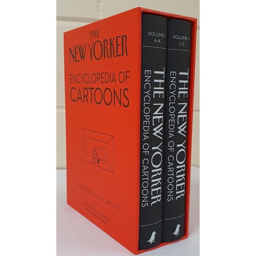 354 - The New Yorker Encyclopaedia of Cartoons, a semi-serious A- Z archive. Large Folio in matching slip ... 