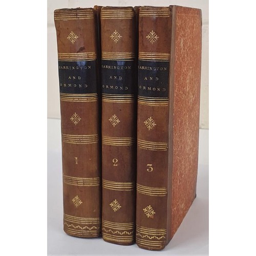 355 - Edgeworth Maria; Harrington A Tale of Ormond, 3 Vol set, London 1817. Half Calf