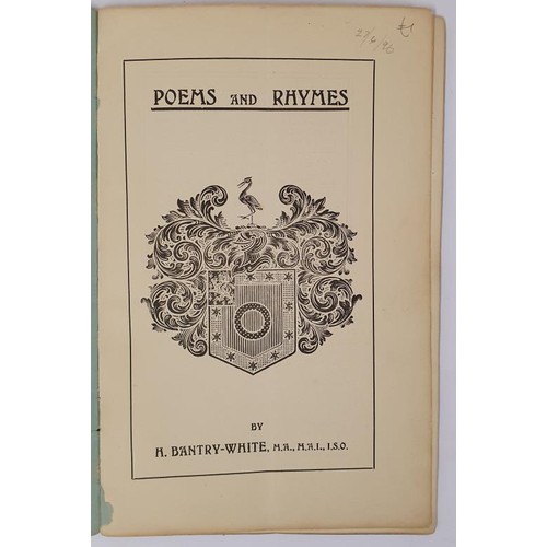 369 - Poems and Rhymes by H Bantry-White, 1924