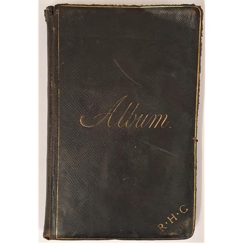 370 - Leather- bound 8vo album of Address and Presentation to Rev R.H.Cole, Rector of Donaghadee 1889; sig... 