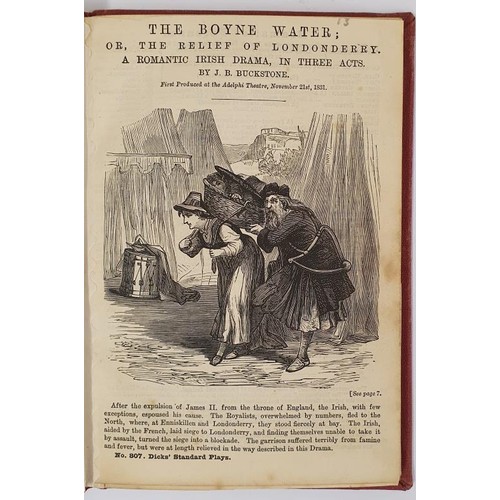 382 - The Boyne Water or, The Relief of Londonderry. A romantic Irish Drama in three parts. First produced... 