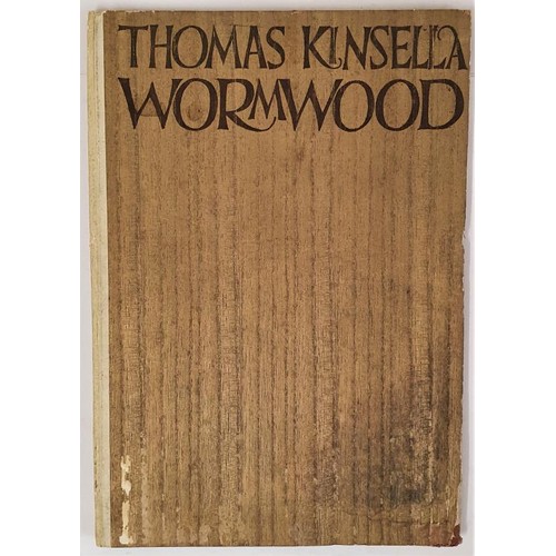 396 - Thomas Kinsella, Wormwood. First edition, limited to 350 copies signed by the author, some wear to t... 