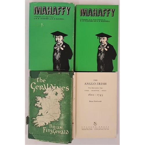 414 - Anglo-Irish] Fitzgerald, B. The Geraldine. An Experiment in Irish Government 1169-1601, 1951; Fitzge... 