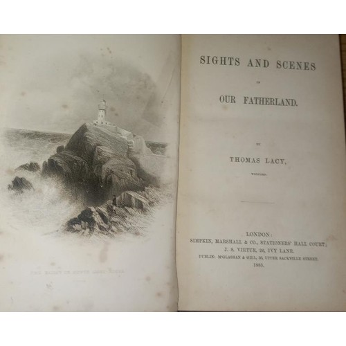 424 - Sights and Scenes in Our Fatherland – Thomas Lacy (1863). Twenty-four chapters on places and i... 