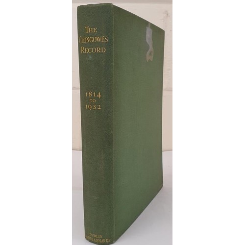 431 - The Clongowes Record 1814 - 1932. Corcoran, T.: Published by Dublin: Browne and Nolan Ltd. With Intr... 