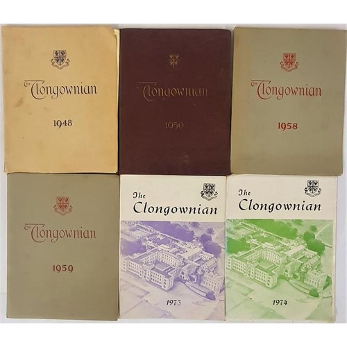 432 - Clongownian: 6 issues for the years 1948/50/58/59/73/74 from Clongowes Wood College