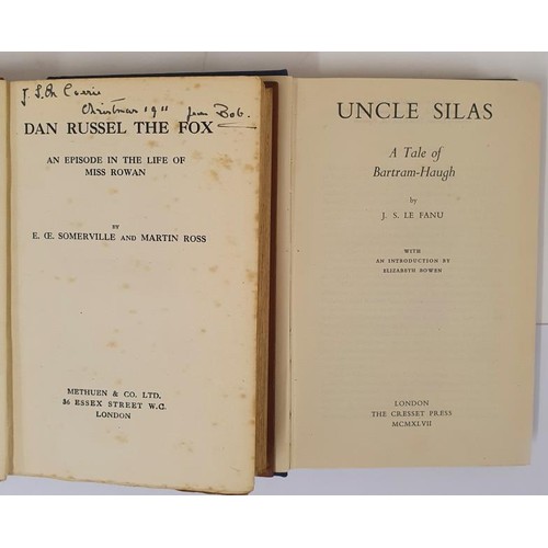 437 - Somerville & Ross. Dan Russell The Fox. 1911. 1st. Original decorative red cloth and Joseph Sher... 