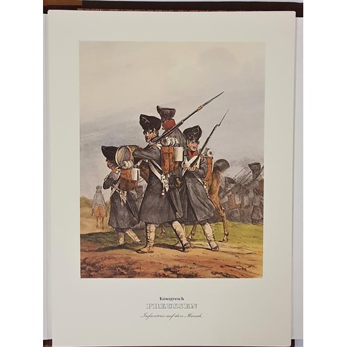 449 - Das Deutsche Bundasheer ..Prussian Uniforms, 1838-1843. 49 col prints, 26 x36 cms in mint condition,... 