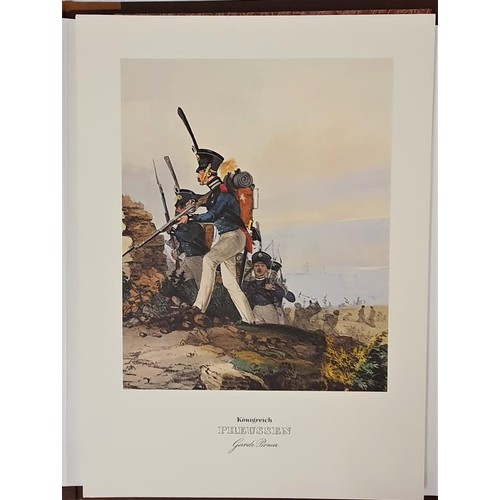 449 - Das Deutsche Bundasheer ..Prussian Uniforms, 1838-1843. 49 col prints, 26 x36 cms in mint condition,... 