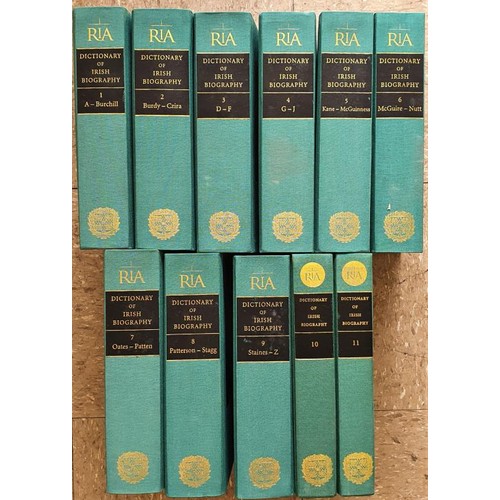 457 - Dictionary of Irish Biography 11 Volume Set: From the Earliest Times to the Year 2002, complete with... 