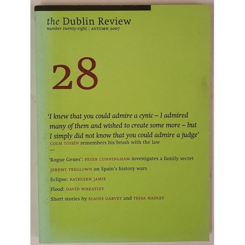 458 - The Dublin Review – A run of the first 29 issues 2000 - 2008, original contributions by Seamus... 