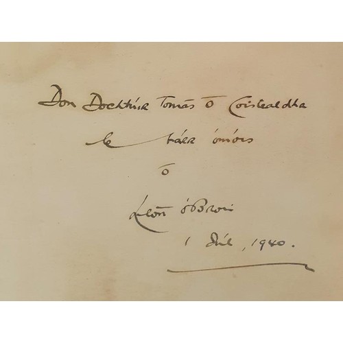 465 - Irish Interest: Parnell by Leon Ó Broin SIGNED; T P O'Connor by Hamilton Fyfe,1934; The First... 