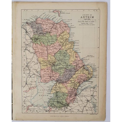 470 - Maps Collection of 33 coloured maps of Ireland and its Counties; Also a hand drawn map of Ireland sh... 