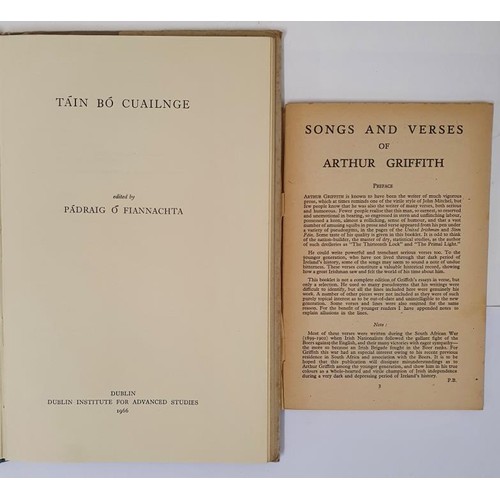 490 - Padraig O Fiannachta. Tain Bo Cuailnge. 1966. Irish version with 