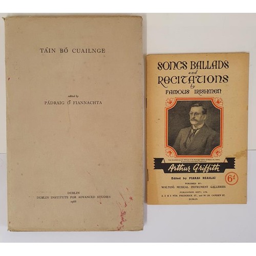 490 - Padraig O Fiannachta. Tain Bo Cuailnge. 1966. Irish version with 