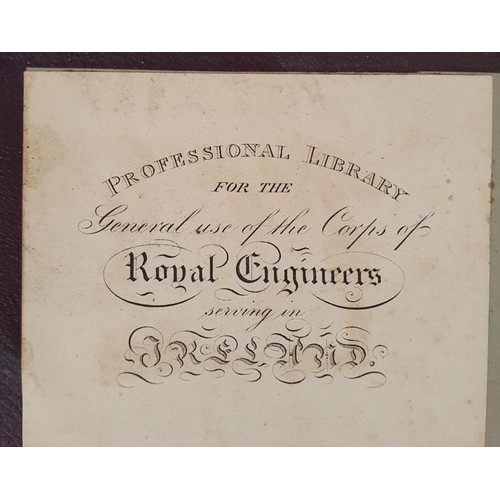 505 - Royal Engineers Journal, 1896. Folio, red leather. Engraved bookplate of the ‘Professional Lib... 