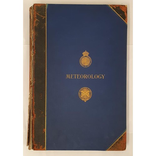 521 - Bartholomew, J. G. etc. Atlas of Meteorology. A Series of over 400 Maps, Edinburgh, 1899. Folio, col... 