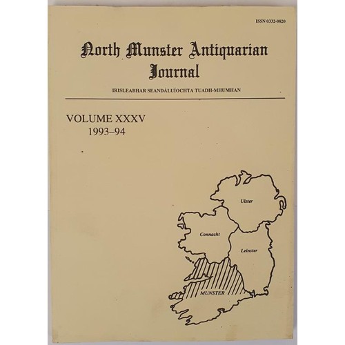 529 - North Munster Journal issued by Thomond Society. 1980’s on. Articles on history and archaeolog... 