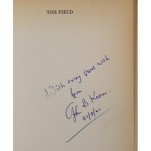 536 - The Field Keane, John B. Published by Mericer Press, 1966 1 st Ed SIGNED with an inscription Ex Libr... 