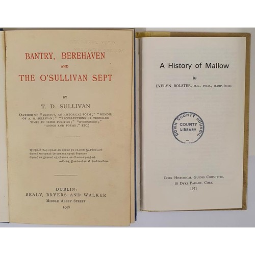 541 - T.D. Sullivan. Bantry, Berehaven and The 0'Sullivan Sept. 1908. 1st Folding map of Beara, Bantry, Co... 