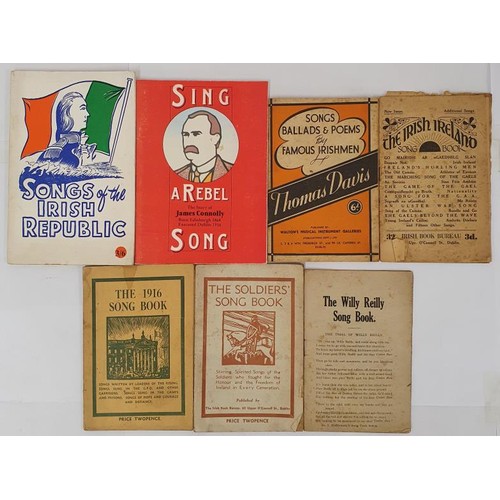 561 - Irish Rebel Songs]. 7 booklets with Irish nationalist & rebel songs, most early 20th century. 7 ... 