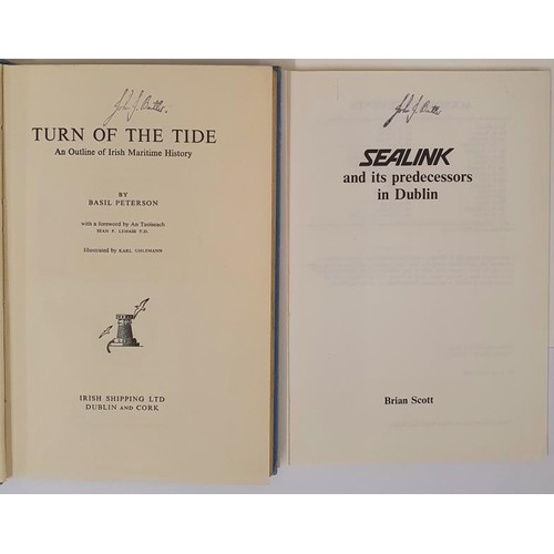 568 - Basil Peterson. Turn of the Tide - An Outline of Irish Maritime History. 1962. 1st. Fine. Colour &am... 