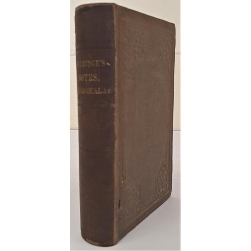 570 - Coleridge, Samuel Taylor Notes. Theological, Political & Miscellaneous, 1853, first edition, ori... 