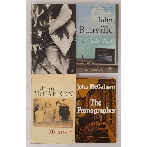 573 - Irish Authors: The Sea by John Banville, 2005. 1st Ed,HB,DJ; John McGahern x 3: Memoir; That They Ma... 