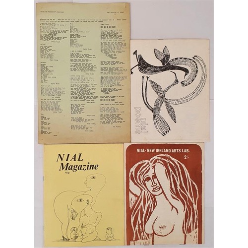 598 - NIAL - New Ireland Arts Lab - A collecton of four scarce publications. A collection of three poetry ... 