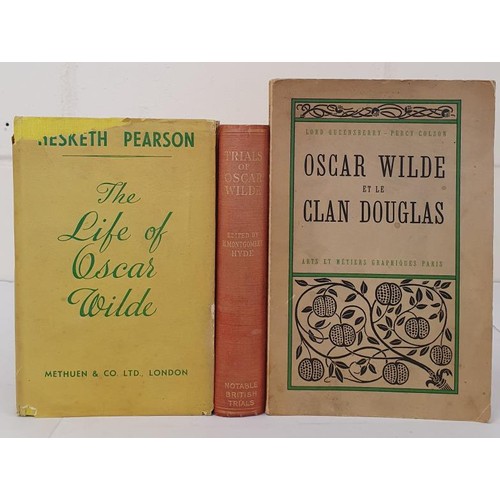 626 - Oscar Wilde: The Life of Oscar Wilde by Hesketh Pearson; The Trials of Oscar Wilde by H Montgomery H... 