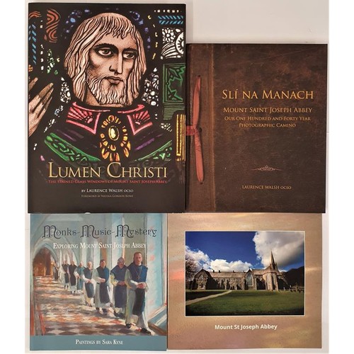 666 - Dom Laurence Walsh ocso: Lumen Christi, MSJ, Roscrea, 2009, magnificent folio mint copy with dj; Sl&... 