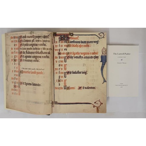 669 - The Luttrell Psalter w/ Commentary volume Michelle P. Brown (commentary) Published by Folio Society,... 