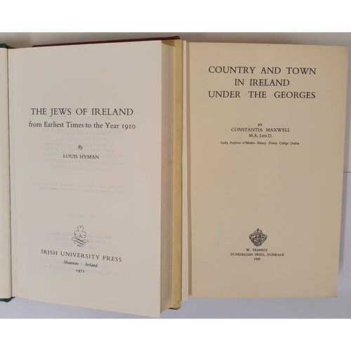 698 - Louis Hyman. The Jews of Ireland from Earliest Times to the Year 1910. 1972. 1st Illustrated and C. ... 