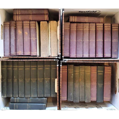 715 - International Clinics A Quarterly of Clinical Lectures - 37 volumes - 1891-1907, not a complete run ... 