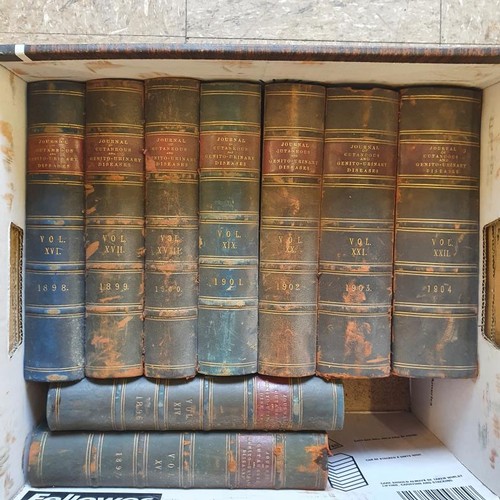 727 - Journal of Cutaneous and Venereal Diseases – 20 volumes – 1884 -1904, missing 1893