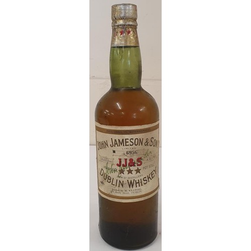 14 - John Jameson & Son Three Star Whiskey, sealed and un-opened. Bottled by M Keating, 19 Store Stre... 