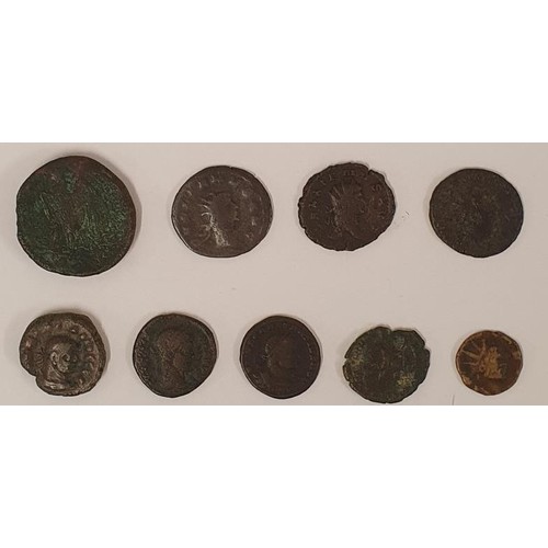 84 - Roman Coins - Gordian III 242-244AD, Antioch; Constantius 334-337AD; Gallienus Antoninianus; Teradra... 