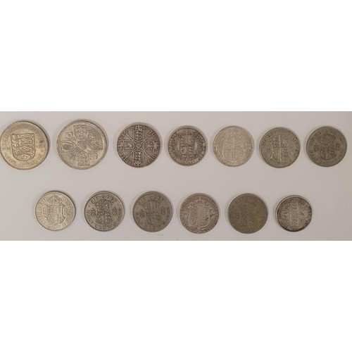 105 - Collection of Victoria, George V, George VI, Edward VII, Elizabeth II Coins (13)