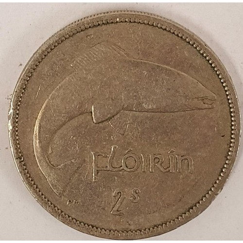 134 - Irish Florins - a large collection c.2.3KG