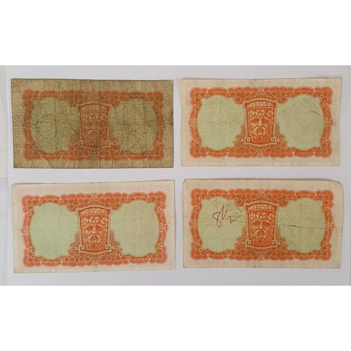 148 - Irish Bank Notes - Four Lady Lavery 10 Shilling - 5.8.38, 3.1.62, 19.6.63 and 6.4.64 (4)