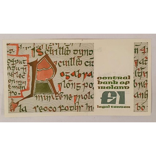 157 - Irish 1984 £1 Note