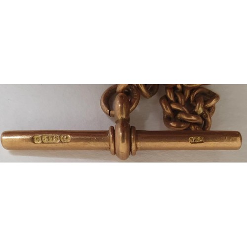 160 - 9ct Gold Albert Chain, c.30cm long, c.29grams